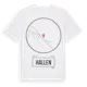 White t-shirt med Hallen t-shirt