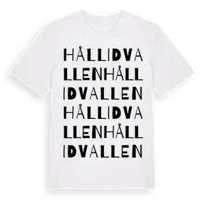 Hållidvallen ordlek t-shirt – ekologisk bomull t-shirt från Pinshirt