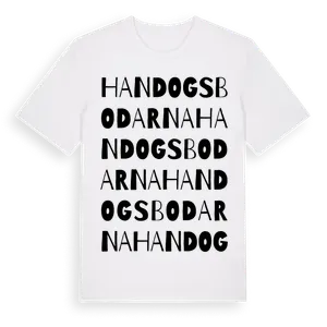 Handogsbodarna ordlek t-shirt – ekologisk bomull t-shirt från Pinshirt