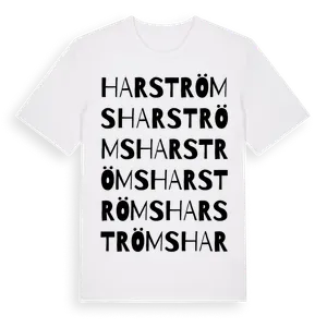 Harströms ordlek t-shirt – ekologisk bomull t-shirt från Pinshirt
