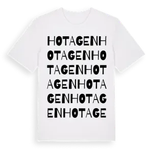 Hotagen ordlek t-shirt – ekologisk bomull t-shirt från Pinshirt