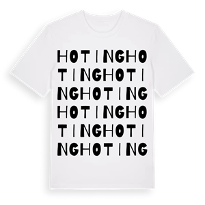 Hoting ordlek t-shirt – ekologisk bomull t-shirt från Pinshirt