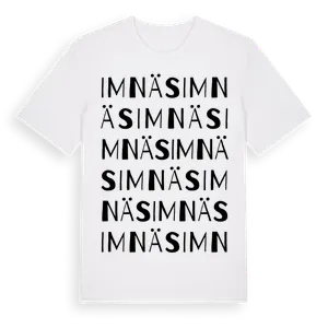 Imnäs ordlek t-shirt – ekologisk bomull t-shirt från Pinshirt
