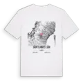 Jämtlands län karta t-shirt