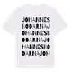 White t-shirt med Johannesbodarna ordlek t-shirt