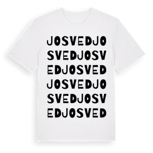 Josved ordlek t-shirt – ekologisk bomull t-shirt från Pinshirt