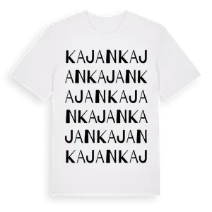 Kajan ordlek t-shirt – ekologisk bomull t-shirt från Pinshirt