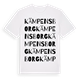 Kämpensborg ordlek t-shirt