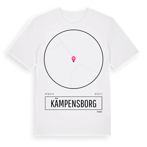 Kämpensborg t-shirt – ekologisk bomull t-shirt från Pinshirt