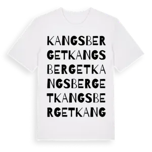 Kangsberget ordlek t-shirt – ekologisk bomull t-shirt från Pinshirt