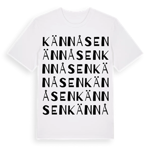 Kännåsen ordlek t-shirt – ekologisk bomull t-shirt från Pinshirt