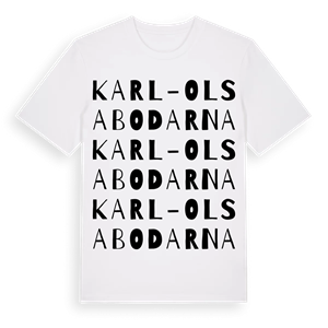 Karl-Olsabodarna ordlek t-shirt – ekologisk bomull t-shirt från Pinshirt