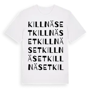 Killnäset ordlek t-shirt – ekologisk bomull t-shirt från Pinshirt