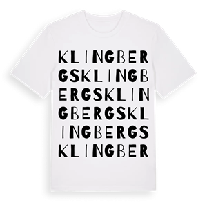 Klingbergs ordlek t-shirt – ekologisk bomull t-shirt från Pinshirt