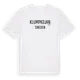 White t-shirt med Klumpkojan i Sverige t-shirt