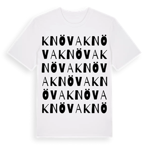 Knöva ordlek t-shirt – ekologisk bomull t-shirt från Pinshirt