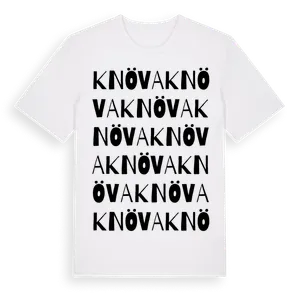 Knöva ordlek t-shirt – ekologisk bomull t-shirt från Pinshirt