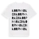 White t-shirt med Korpmarken ordlek t-shirt