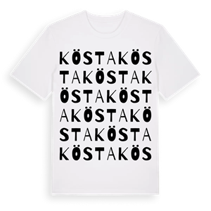 Kösta ordlek t-shirt – ekologisk bomull t-shirt från Pinshirt