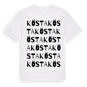Kösta ordlek t-shirt – ekologisk bomull t-shirt från Pinshirt