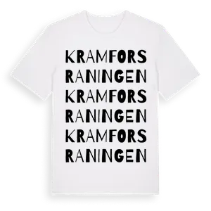Kramforsraningen ordlek t-shirt – ekologisk bomull t-shirt från Pinshirt