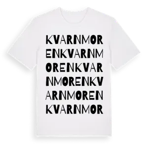 Kvarnmoren ordlek t-shirt – ekologisk bomull t-shirt från Pinshirt