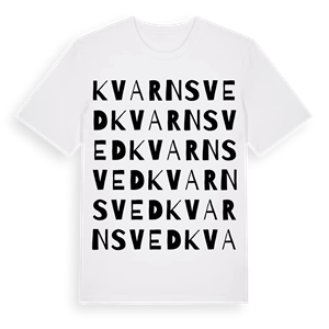 Kvarnsved ordlek t-shirt – ekologisk bomull t-shirt från Pinshirt