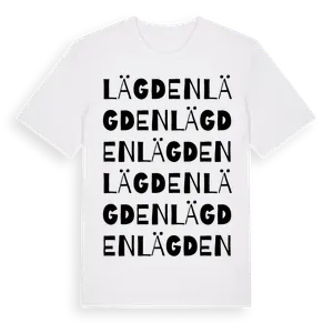 Lägden ordlek t-shirt – ekologisk bomull t-shirt från Pinshirt