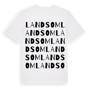 Landsom ordlek t-shirt – ekologisk bomull t-shirt från Pinshirt