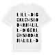 Lill-Digerlemsbodarna ordlek t-shirt