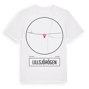 Lillsjöhögen t-shirt – ekologisk bomull t-shirt från Pinshirt