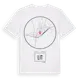 White t-shirt med Lit t-shirt