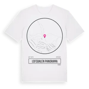 Lofsdalen Panorama t-shirt – ekologisk bomull t-shirt från Pinshirt