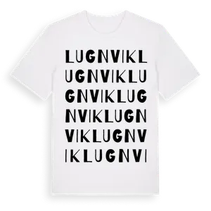Lugnvik ordlek t-shirt – ekologisk bomull t-shirt från Pinshirt