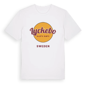 Lyckebo cirkel t-shirt – ekologisk bomull t-shirt från Pinshirt
