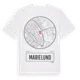White t-shirt med Marielund t-shirt