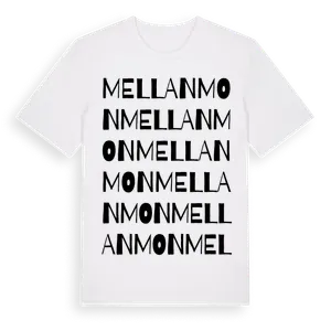 Mellanmon ordlek t-shirt – ekologisk bomull t-shirt från Pinshirt