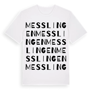 Messlingen ordlek t-shirt – ekologisk bomull t-shirt från Pinshirt