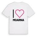 Jag älskar Moarna t-shirt stort tryck