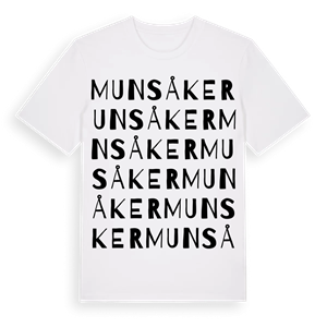 Munsåker ordlek t-shirt – ekologisk bomull t-shirt från Pinshirt