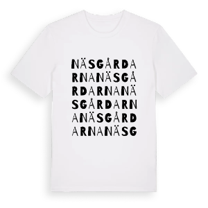 Näsgårdarna ordlek t-shirt – ekologisk bomull t-shirt från Pinshirt