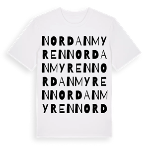 Nordanmyren ordlek t-shirt – ekologisk bomull t-shirt från Pinshirt