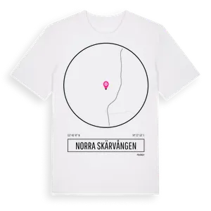 Norra Skärvången t-shirt – ekologisk bomull t-shirt från Pinshirt