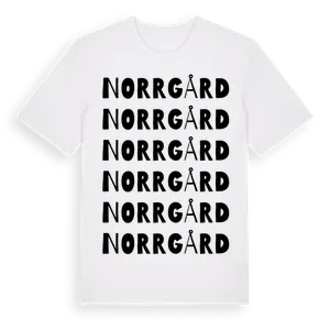 Norrgård ordlek t-shirt – ekologisk bomull t-shirt från Pinshirt