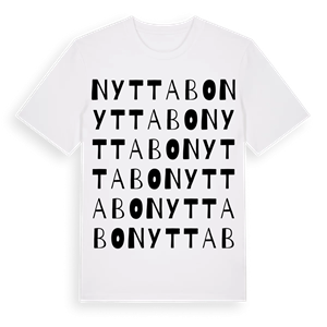 Nyttabo ordlek t-shirt – ekologisk bomull t-shirt från Pinshirt