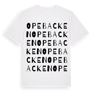 Opebacken ordlek t-shirt – ekologisk bomull t-shirt från Pinshirt
