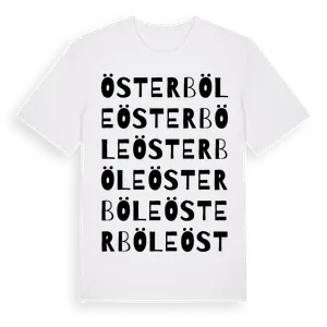 Österböle ordlek t-shirt – ekologisk bomull t-shirt från Pinshirt