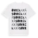 White t-shirt med Övre Kaxås ordlek t-shirt