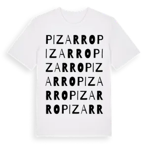Pizarro ordlek t-shirt – ekologisk bomull t-shirt från Pinshirt