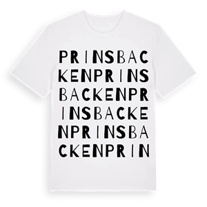 Prinsbacken ordlek t-shirt – ekologisk bomull t-shirt från Pinshirt